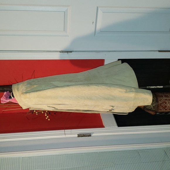 FF 💘🖤💘 VAKKO GOAT SUEDE LEATHER SPORTS BLAZER JACKET COAT - Picture 4 of 11